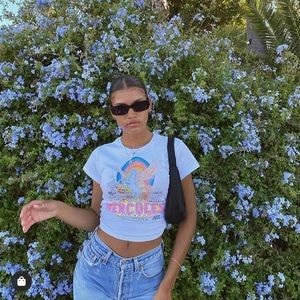 Hercules Elton John Realisation t shirt crop tee